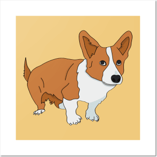 Corgi Posters and Art